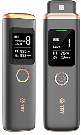 YRY Smart Breath Odor Detector, Portable Halimeter for Bad Breath, Precise MEMS Sensor, 32-bit CPU, Auto Calibration, 30-Day Rechargeable Battery