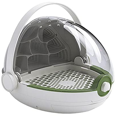 MagiDeal Portable Silkworm Transport Container Kids Outdoor Toys Reptile Feeding Box Transparent Animal Habitat Cage for Pet Spiders Frogs Scorpions