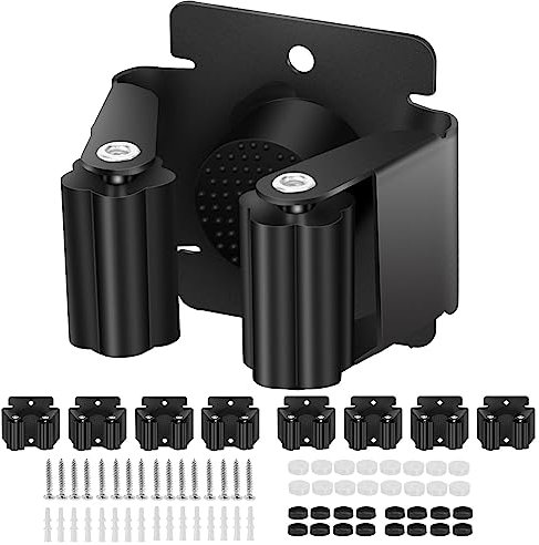 Besenhalterung Wand 8 Stück, SEPGLITTER Gerätehalter Besenhalterung Wand Besenhalter Wandhalterung Montagematerial für Küche Garage Badezimmer Zuhause