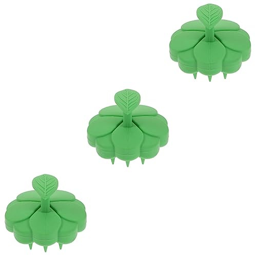 FRCOLOR 3 Pz Pennello Da Massaggio Cuoio Capelluto Spazzole Per La Pulizia Profonda Spazzola Per Per Bambini Fornitura Bagno Viaggiare Portatile Spazzolatura a Secco Gel Di Silice