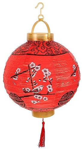 ifundom Runde Hängende Papierlaterne Faltbare Laternen Aus Papier Für Innen Und Außen Dekoration Für Chinesische Feiertage Und Partys Lampenabdeckung Aus Papier Zum Aufhängen