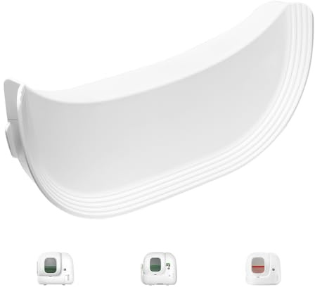 PETKIT Entrée Surélevée Clôture pour Pura Max 2 Litiere Chat Autonettoyante, Accessoires, Déflecteurs pour Éviter Les Fuites D'urine et de Litière (Incompatible PUROBOT Max Pro 2)