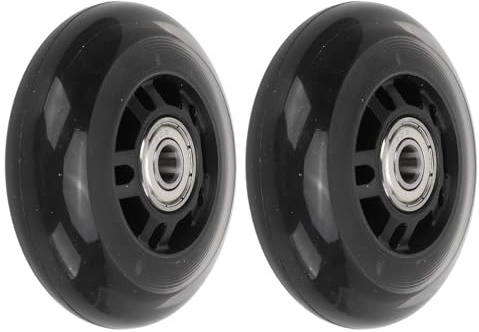 SPYMINNPOO 2 Ruedas de Patín, Patines con Rodamientos de 75 Mm, Ruedas en Línea, Zapatos de Patinaje, Ruedas de Repuesto para Patines de Ruedas para Interiores y Exteriores
