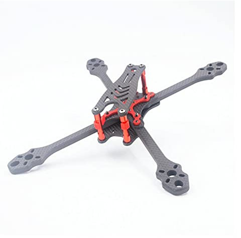 XYWOPO Carbon Fiber FPV Freestyle Stretch X Quadcopter Rahmen Kit RC Drone 5030 5045 5145 Propeller Quadrocopter-Rahmenarme (Size : 245MM Frame kit)