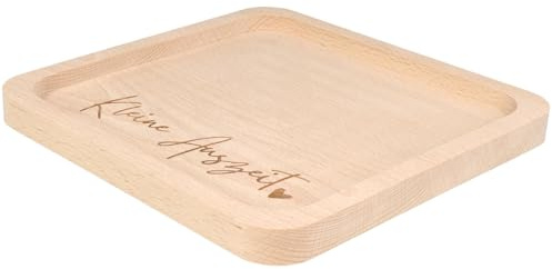 Spruchreif · Frühstücksbrettchen in Tablettform · Brotzeitbrett mit Gravur · Tablett · Geschenkidee · Auszeit