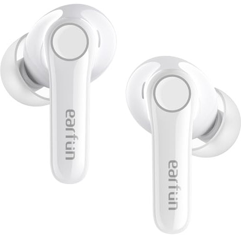 EarFun Air Pro 4 Bluetooth Kopfhörer mit Adaptive Hybride Geräuschunterdrückung, aptX Lossless, Hi-Res Audio, LDAC, 6 Mikrofone cVc 8.0 KI Anrufe, 52H Akku, Multipoint, Bluetooth 5.4, In-Ear Detection