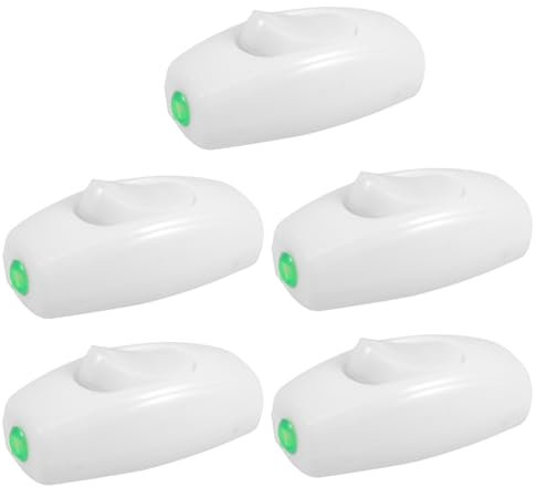 ELAYARD 5piezas Interruptor De Cable Inline Para Lámparas y De Armario Botón De Control De Instalación Para Mesa y Lámpara De Noche Diseño y