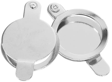 SEWACC 2PCS Copper Door Viewer Cover Privacy Peephole Protector for Home Apartment Security Sturdy Corrosion Resistant Replacement Plate Easy Install Peep Shield for Door Eye