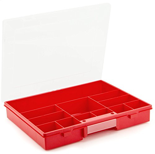 allit 457230 Sortimentskasten EuroPlus Basic, Große: 37/12, rot