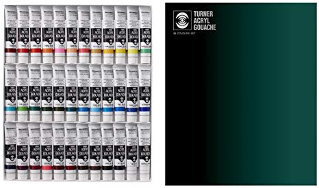 Turner Acrylic Gouache 20 ml 36 colore set (japan import)
