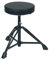 GEWA Sgabello per tamburo sgabello per tamburo con seduta rotonda, nero, regolabile in altezza, doppio supporto - PS805120 - ***NEW***