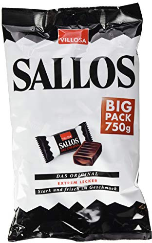 SALLOS – das Original! Die Kombination aus leckerem Lakritz und würzigen Kräutern - eckig, würzig, einzigartig - 10er Pack (10x 750 g)