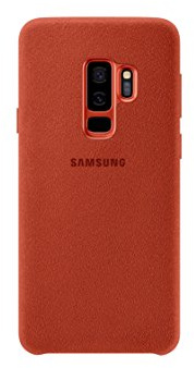 Samsung EF-XG965AR Alcantara Schutzhülle für Galaxy S9 + Rot