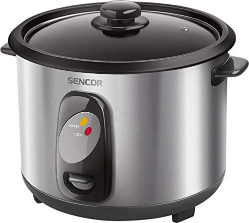 Arrocera SENCOR 1550 SERIES 500W 1.5L Acero Inox Gris
