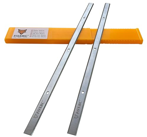 FOXBC 12-1/2-Inch Planer Blades for Delta 22-560, 22-565, TP305, TP400LS Planer, Replace 22-562 - Set of 2