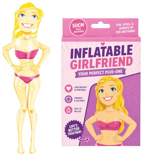 LND Gifts Blow Up Doll Inflatable Girlfriend - 50cm, Hilarious Joke Gift for Men, Perfectly Sized for Laughs and Gags - Your Ultimate Blow Up Inflatable Doll Companion