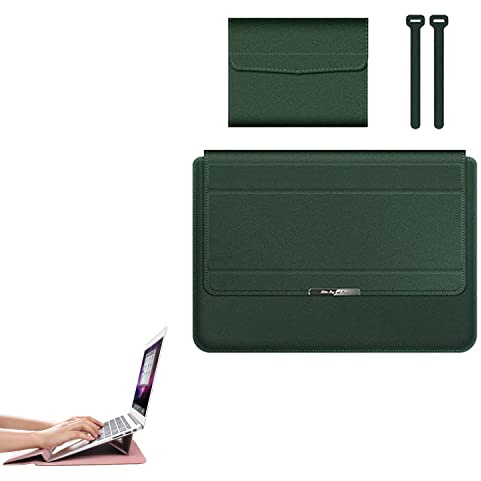 LVFU Faltbare 3-in-1-Laptop-Hülle mit Maustasche und Halterung, 11-17-Zoll-Universal-Multifunktions-wasserdichte Notebook-Tasche (A,15/161inch)