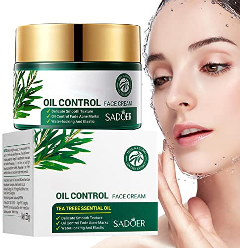 Hidratante facial para acné,Crema facial para acné y espinillas | Crema antiacné y antimanchas de 50 g para pieles secas, grasas, sensibles y propensas al acné Jingan