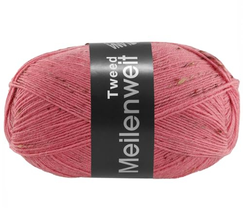 MEILENWEIT 100g Tweed 175 - Nelkenrosa