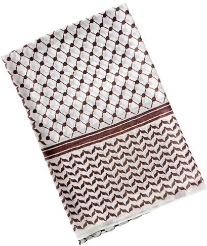 Stronrive Palästina Schal, Chiffon Bandana Kopftuch Halstuch, Palästina Schal, Wüste Shemagh Schal, Shemagh Schal, Arabisches Tuch Für Frauen Und Mädchen (180x70cm)