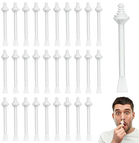 Nasenwachsstifte, doppelseitiges Nasenwachs-Spatel, 2-in-1-Nasenwachs-Spatel, Nasenwachsstäbchen zur Haarentfernung, doppelseitige Nasenwachs-Spatel für Nase, Augenbrauen, Gesichtshaarreinigung, 30