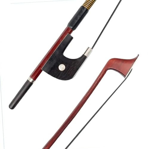 Geigenbogen Kontrabassbogen 4/4 Brasilholz-Violinbogen Kontrabassbogen Gut Ausbalanciert