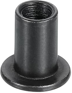 QUARKZMAN 10pz Dado Esagonale Testa Cava Inserto Dado M6x12mm Nero Ossido | Post Ghiera