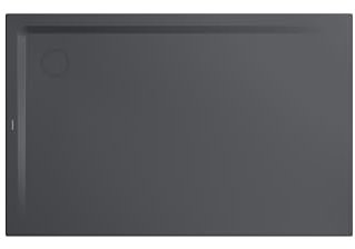 Kaldewei SUPERPLAN 1854-2, Duschwanne mit Wannenträger, 90x150cm, 385448043666, Farbe: cool grey 80