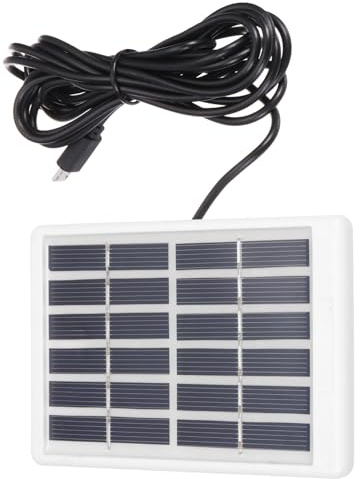 sourcing map Mini panneaux solaires 6 V 0,2 A 1,2 W, chargeur de panneau solaire USB avec port micro USB, cellule solaire polycristalline pour téléphone et appareil photo