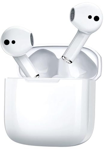 Cuffie Bluetooth, Auricolari Bluetooth 5.4 Wireless, Stereo HiFi Immersivo, Resistenza al sudore e all’acqua, Fino a 56 ore di autonomia, Touch Control Senza Fili Auricolare for iPhone Android Galaxy