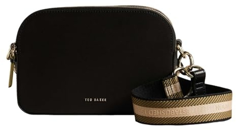 Ted Baker cross body bag shoulder bag Darcelo Branded Webbing Leather Camera Bag Jet - Black