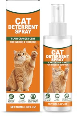 Spray Repelente Gato,Disuasión Arañazos Repelente Gatos,Sprays Educador Gato Antiarañazo,Spray Repelentes Gatos en Interiores y Exteriores,Protege Muebles