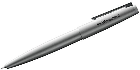 Lamy Füllhalter 2000 metal Modell 002, Feder BB, Edelstahl samtmatt poliert inkl. Laser-Gravur