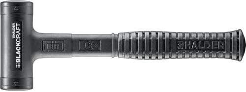 BLACKCRAFT-Schonhammer, mit bruchsicherem Stahlrohrstiel, PUR ummantelt und ergonomisch geformtem, rutschsicherem Griff | D=40 mm | 3379.040