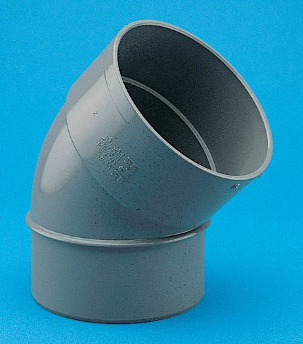 Adequa sistemas de canalón - Codo 45 pvc cs-4 macho-hembra diámetro 90