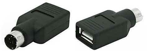 USB a PS2, cooso usb2.1 Cable de adaptador de macho a PS/2 hembra (versión) sy-usb-ps2