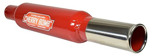 AB Tools Cherry Bomb Bombe auspuffrohrs Kupplung Standard Schwanz runden Ende Auspuffrohr hinten sehr