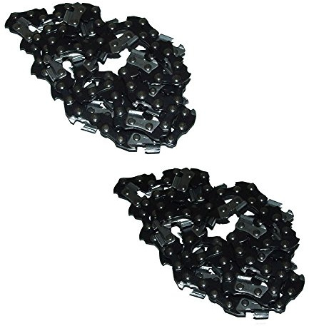 2 x Chainsaw Saw Chains Fits Qualcast GCS400, PC40 16 40cm With 57 Drive Links