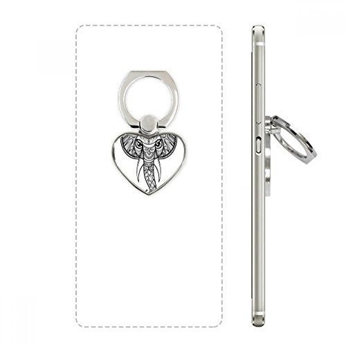 DIYthinker Paint Elephant Friend Company Heart Cell Phone Ring Stand Holder Bracket Universal Support Gift