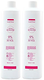 Matrix 2 er Pack Matrix SoColor Oxidant Beauty Cream Entwickler 9% 30 VOL- 1000 ml