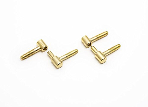 2 x ANUBA senza viti 26 mm x 9 mm ciascuna cerniera = 2 maschio + 2 parti femmine.