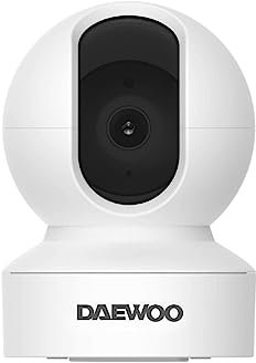 Daewoo IP501 Caméra Intérieure Rotative Full HD 1080P | Audio Bidirectionnel,Détection de Mouvement, Vision Nocturne