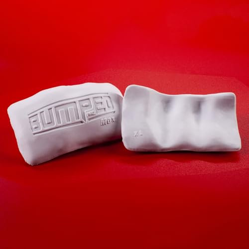 Bumped Pro Max Knöchelschutz, Knuckle Protection Guards, Gel Pad Protector für Boxen und Kontaktsport (Weiß, L)