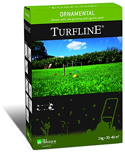 TURF| ERBA ORNAMENTALE MIX | Semi di erba a germinazione rapida | Mix di erbe aromatiche | Cresce perfettamente sia in luogo soleggiato che all'ombra | Pacchetto da 1 kg