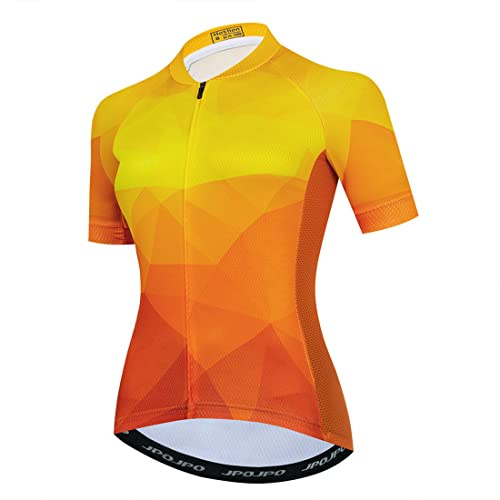 YOUALSO Radtrikot Damen Kurzarm, Fahrradtrikot Frauen S-3xl