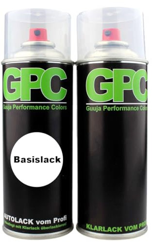 Guuja Bombe aérosol compatible avec JAGUAR 339 SERPENTINE Metallic vernis transparent en spray pour peinture automobile