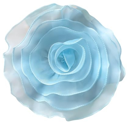 10 Pouces Broche à Fleurs Extra Large Pour Femme En Tissu Satiné Organza Grandes Broches Camélia Épingles à Revers Accessoires Pour Robe De Soirée Dansante Bijoux Exagérés Cadeau