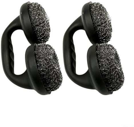 Lot de 2 brosses métalliques robustes pour éliminer la graisse tenace