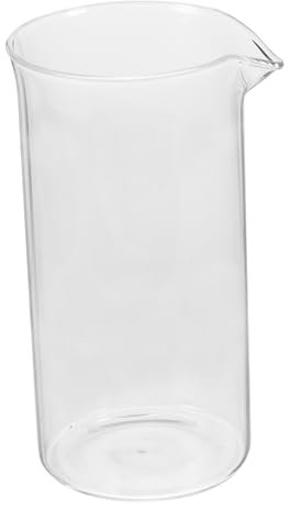 Mikikit Taza De Vidrio Repuesto Para Cafetera Francesa 350 Ml Vaso De Infusión Para Prensa Francesa Material Vidrio Compatible Cafetera De 6 Tazas Uso En Preparación De Café y Té Accesorio Reemplazo