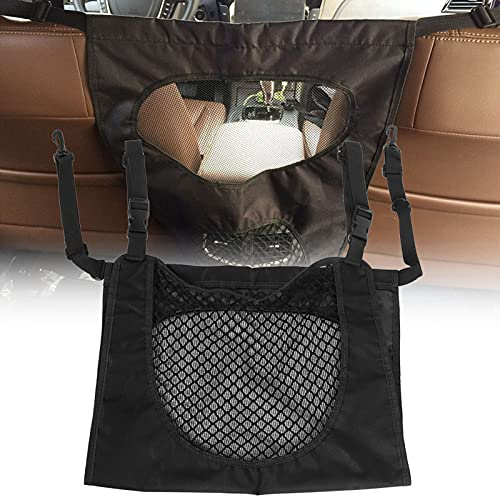 ZJchao Barrera para Perros, Barrera de Malla para Mascotas, Valla para Viajes en Vehículos, para el Asiento Trasero del, Red para Perros, Cinturón de Seguridad para, Red de Sujeción para Mascotas